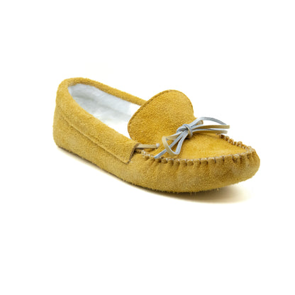 142 Mens Suede Moose Moc with Fleece Insert