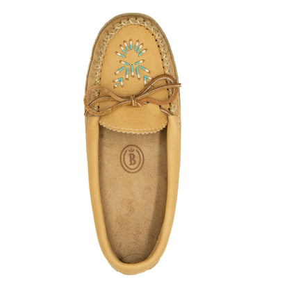 B4890 Ladies Moose Moc with Beading TOP SELLER