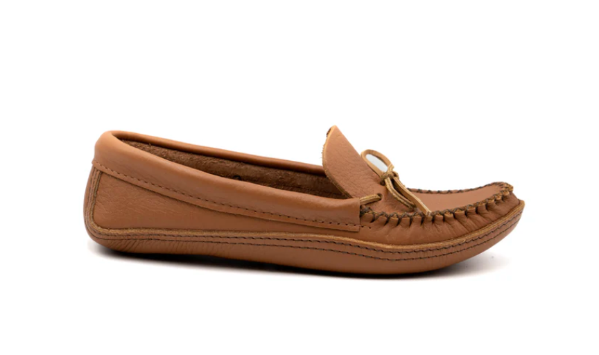 189 Mens Cow Moc with Double Leather Sole