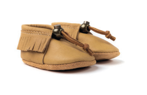 164 Baby Moose Moc with Drawstring